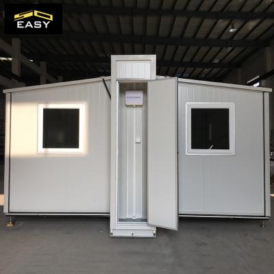 fácil instalação modular casa container expansível com sala de equipamentos