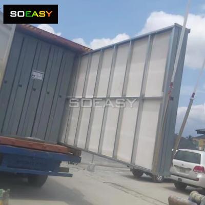 Estrutura de aço móvel dobrável Container House Economize Custo de Transporte Uso para Campo de Trabalho