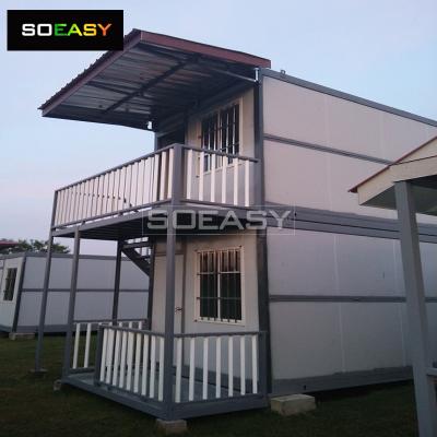 Design personalizado casa pré-fabricada de construção rápida 20 pés 40 pés casa de contêiner dobrável modular acampamento dobrável pequena casa de contêiner pequeno
