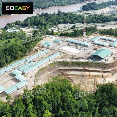 Casa pré-fabricada, acampamento de mineração, acomodação, campo de trabalho pré-fabricado para venda