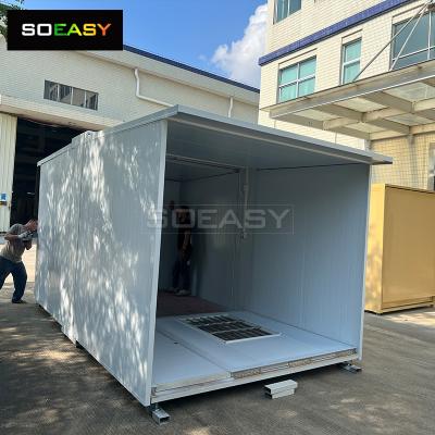 Expandable container house