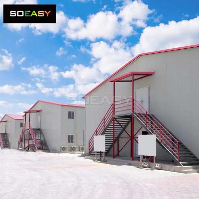 Casa pré-fabricada, alojamento em campo de trabalho, acampamento de mineração, dormitório, escritório, acampamento de petróleo e gás, canteiro de obras