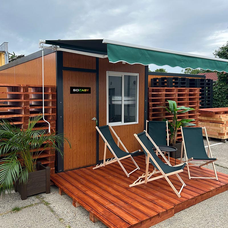 Folding Container House for Slovak Music Festival